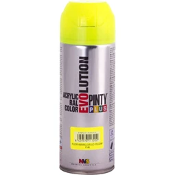 Akrilfesték spray, EVO, 400ml, Fluo sárga