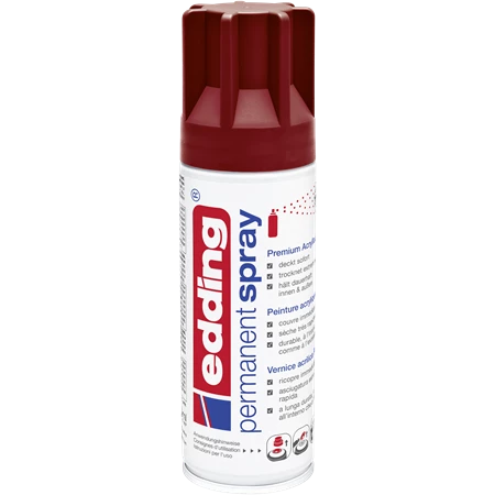 Akrilfesték spray, prémium EDDING 200ml, matt bordó PURPLE RED MAT (912)