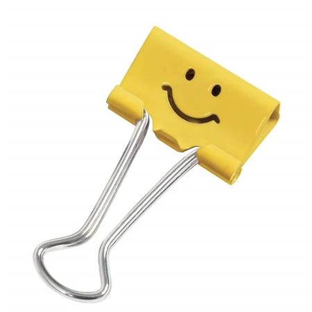 Bindercsipesz 32 mm RAPESCO Emoji sárga
