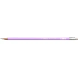 Ceruza radíros STABILO Swano HB pasztel lila színű test