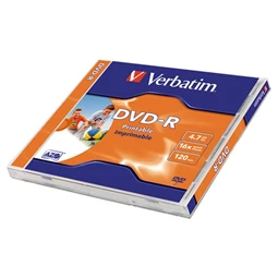 DVD-R Verbatim 4,7GB 16x 120min nyomtatható