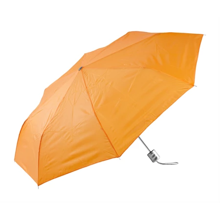 Esernyő összecsukható kézi nyitású O 98cm, 8 paneles 170T poliészter fém tengellyel és vázzal, narancssárga