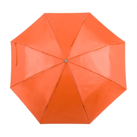 Esernyő összecsukható kézi nyitású O 98cm, 8 paneles 170T poliészter fém tengellyel és vázzal, narancssárga