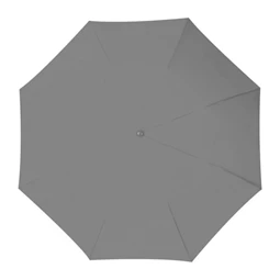 Esernyő összecsukható kézi nyitású O 85cm, egyszeres teleszkópos szürke