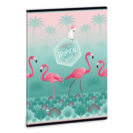Füzet A/5 kockás ARS UNA 40lap Pink Flamingo