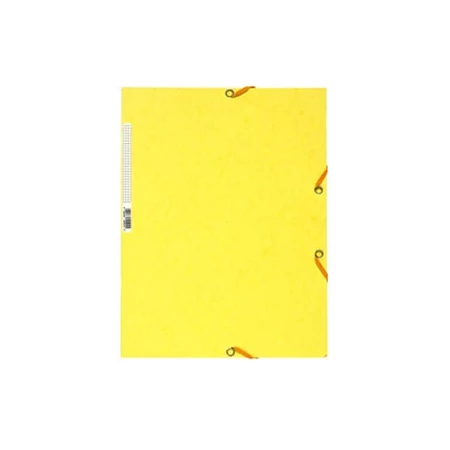 Gumis mappa A/4 EXACOMPTA karton, citromsárga