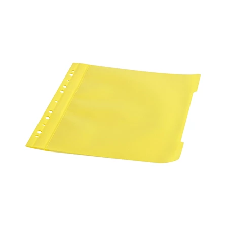 Gyorsfűző PVC puha lefűzhető sárga