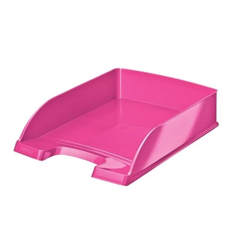 Irattálca LEITZ Wow műanyag, metál rózsaszín