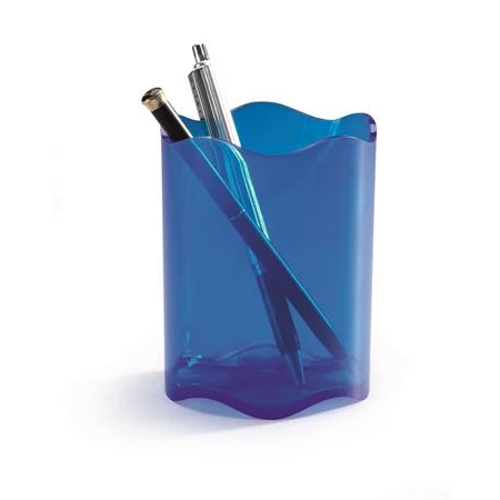 Írószertartó DURABLE Trend  műanyag, áttetsző kék