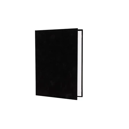 Oklevéltartó A/4 plüss exkluzív fekete, belül papír