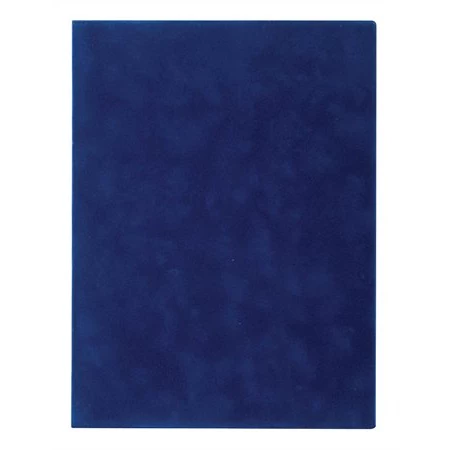 Oklevéltartó A/4 VICTORIA plüss kék, belül kék PVC