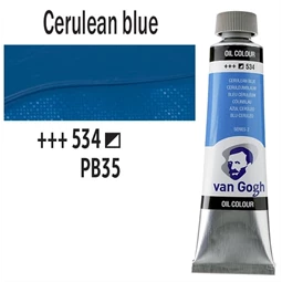 Olajfesték TALENS, VAN GOGH 40ml, Cerulean blue 534