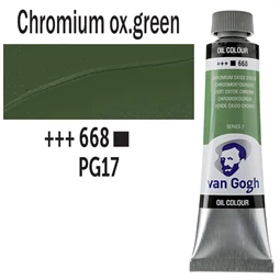 Olajfesték TALENS, VAN GOGH 40ml, Chromium oxide green 668
