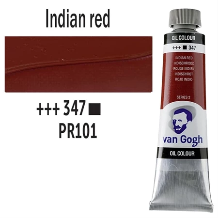 Olajfesték TALENS, VAN GOGH 40ml, Indian red 347