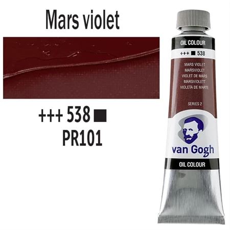 Olajfesték TALENS, VAN GOGH 40ml, Mars violet 538