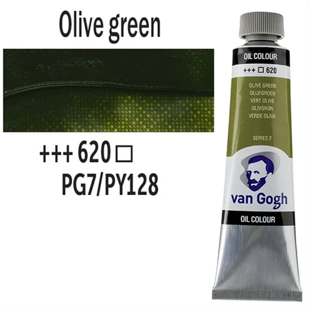 Olajfesték TALENS, VAN GOGH 40ml, Olive green 620