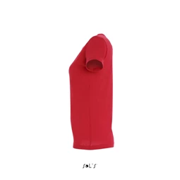 Póló női környakas SOLS IMPERIAL XL piros