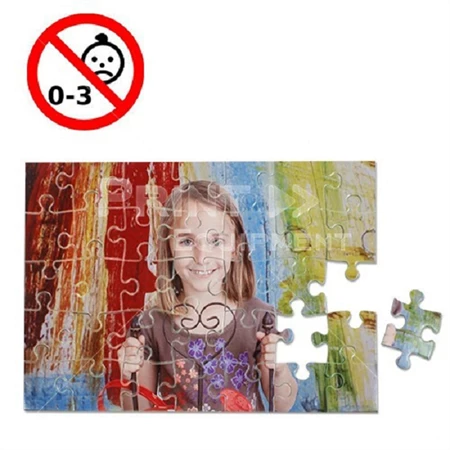 Puzzle egyedi fényképpel vagy grafikával megnyomtatva, 35db-os 28x19cm kb. A/4