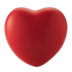 Stresszlevezető szív forma 6,5x5x7cm piros