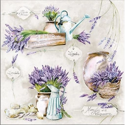 Szalvéta 33x33cm 20db/csomag Fleur de Provence