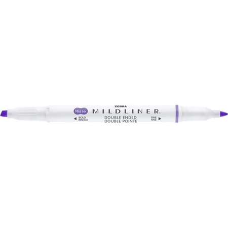 Szövegkiemelő ZEBRA MILDLINER kétvégű  1,0/3,5 mm, Cool - Refined lila