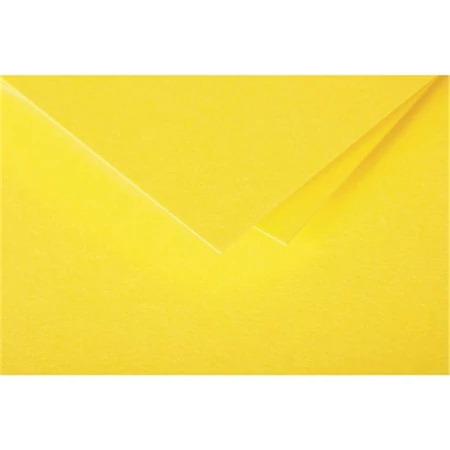 Üdvözlőkártya Clairefontaine Pollen 11x15,5 cm napsárga