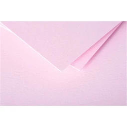 Üdvözlőkártya Clairefontaine Pollen 8,2x12,8 cm drazsé rózsaszín