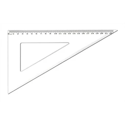 Vonalzó háromszög 30-60° 22,5cm-es nagy
