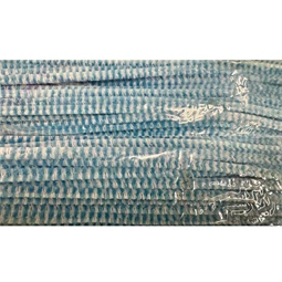 Zsenília szál 30cm 50db/csomag csíkos kék-fehér