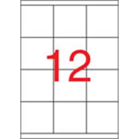 3 pályás etikett, 70 x 67,7 mm, 1200 etikett/csomag