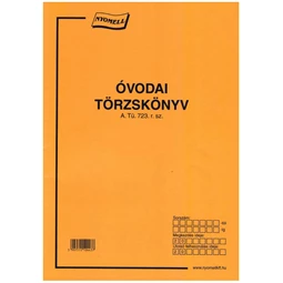 ATÜ 723 Óvodai törzskönyv