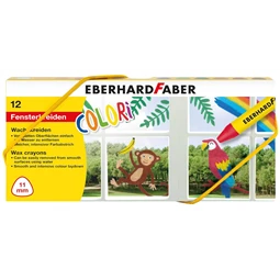 Ablakfestő kréta EberhardFaber Colori 12db/csomag