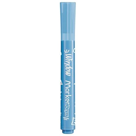 Ablakfilc készlet 6db-os vastag,törlőkendővel MAPED Marker Peps 5 mm
