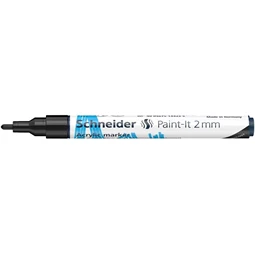 Akril marker, 2 mm, SCHNEIDER Paint-It 310 , fekete