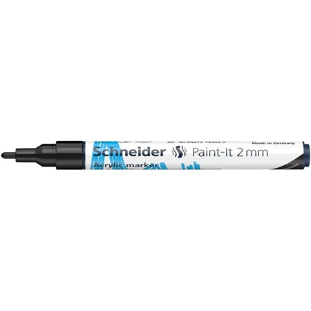 Akril marker, 2 mm, SCHNEIDER Paint-It 310 , fekete