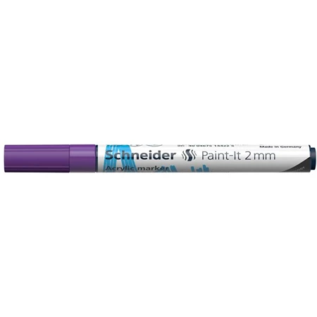 Akril marker, 2 mm, SCHNEIDER Paint-It 310, lila