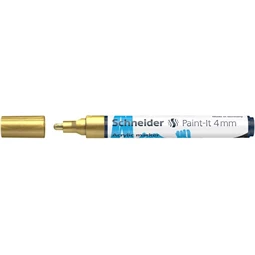 Akril marker, 4 mm, SCHNEIDER Paint-It 320, arany