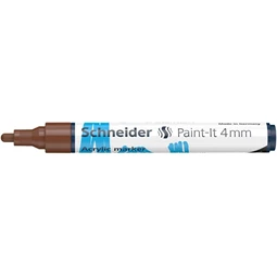 Akril marker, 4 mm, SCHNEIDER Paint-It 320, barna