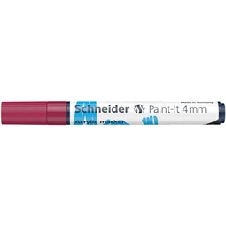 Akril marker, 4 mm, SCHNEIDER Paint-It 320, bordó