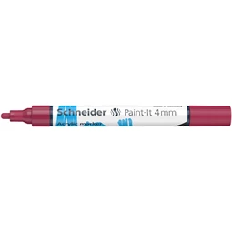 Akril marker, 4 mm, SCHNEIDER Paint-It 320, bordó
