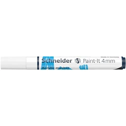 Akril marker, 4 mm, SCHNEIDER Paint-It 320, fehér