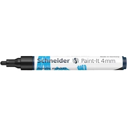 Akril marker, 4 mm, SCHNEIDER Paint-It 320 , fekete