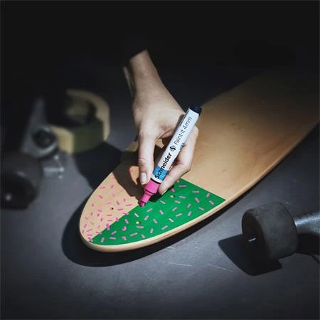 Akril marker, 4 mm, SCHNEIDER Paint-It 320, kék
