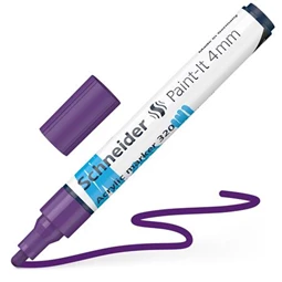 Akril marker, 4 mm, SCHNEIDER Paint-It 320, lila