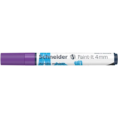 Akril marker, 4 mm, SCHNEIDER Paint-It 320, lila