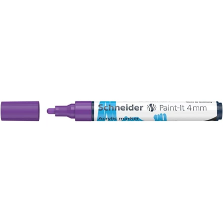 Akril marker, 4 mm, SCHNEIDER Paint-It 320, lila