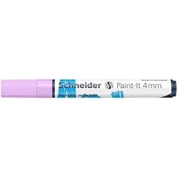 Akril marker, 4 mm, SCHNEIDER "Paint-It 320", pasztell-lila