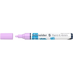 Akril marker, 4 mm, SCHNEIDER "Paint-It 320", pasztell-lila