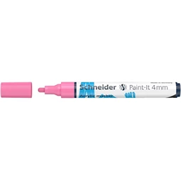 Akril marker, 4 mm, SCHNEIDER "Paint-It 320", pasztellrózsaszín