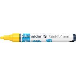 Akril marker, 4 mm, SCHNEIDER "Paint-It 320", sárga